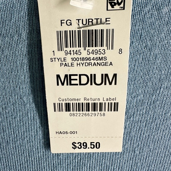 Style & Co‎ Turtleneck Sweater Top Blue Soft Knit  Pullover Medium Minimalist - Picture 7 of 12